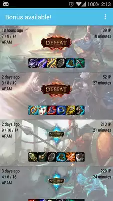 Play First Win Lol bonus