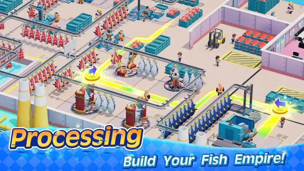 Play Fish Farm Tycoon: Idle Factory as an online game Fish Farm Tycoon: Idle Factory with UptoPlay