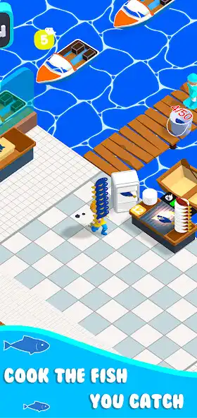 Play Fish House Idle as an online game Fish House Idle with UptoPlay