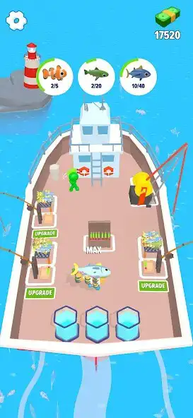 Play Fishing Craze Idle as an online game Fishing Craze Idle with UptoPlay