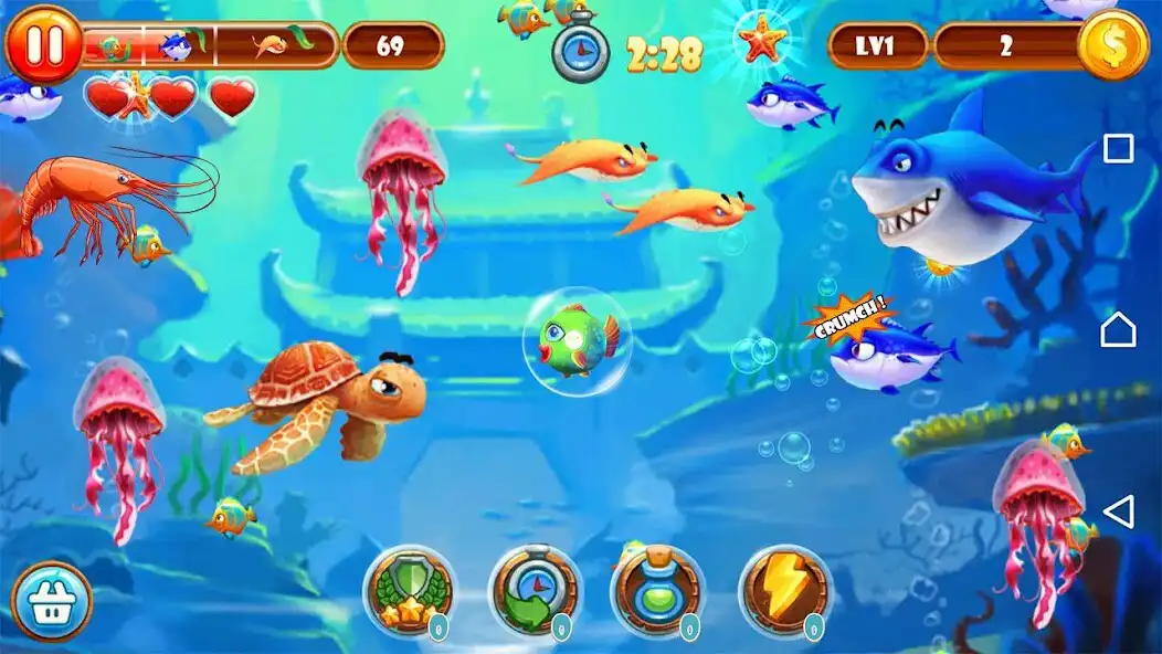 Play Fishing Frenzy - Hungry Fish 2019 as an online game Fishing Frenzy - Hungry Fish 2019 with UptoPlay