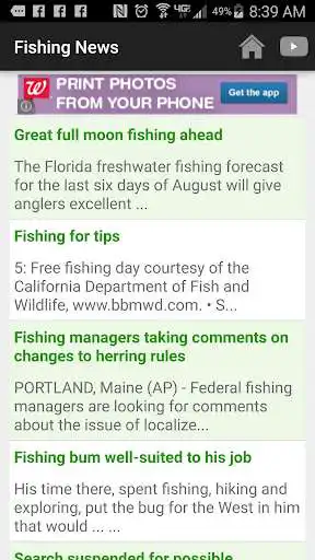 Play Fishing News