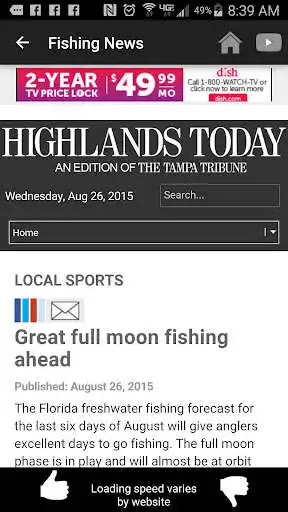 Play Fishing News