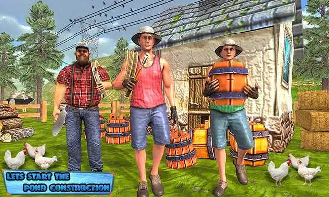 Play Fishing Pond Construction Sim