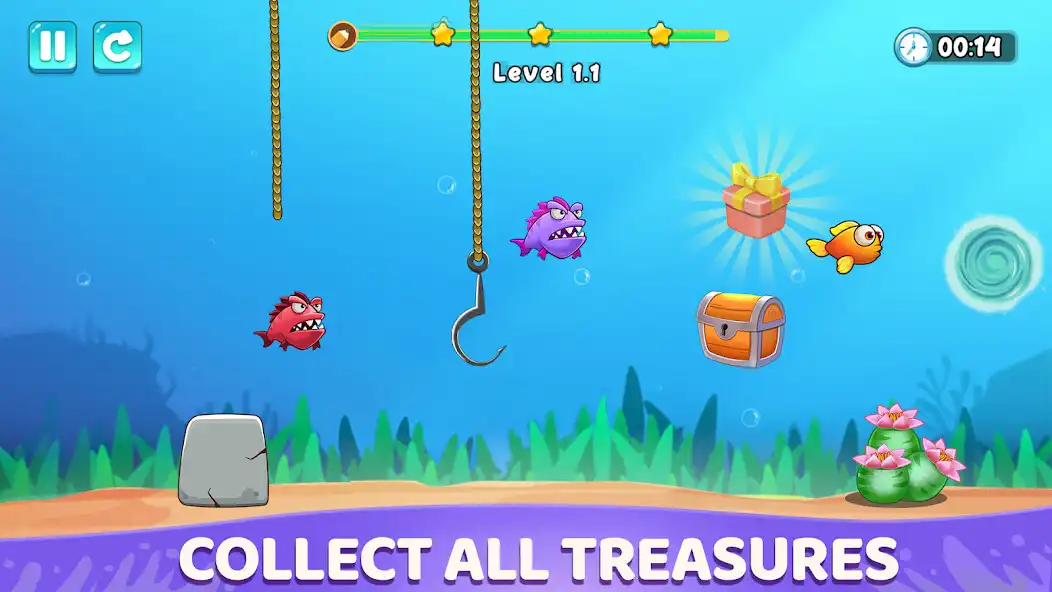 Play Fish Journey: Draw to Save as an online game Fish Journey: Draw to Save with UptoPlay