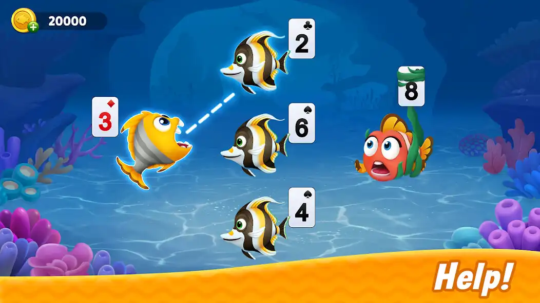Play Fishland: Classic Solitaire  and enjoy Fishland: Classic Solitaire with UptoPlay