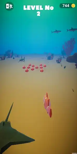 Play Fish Run.io - Swim Rush as an online game Fish Run.io - Swim Rush with UptoPlay