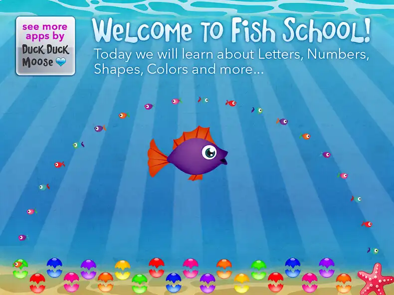 Play Fish School by Duck Duck Moose as an online game Fish School by Duck Duck Moose with UptoPlay