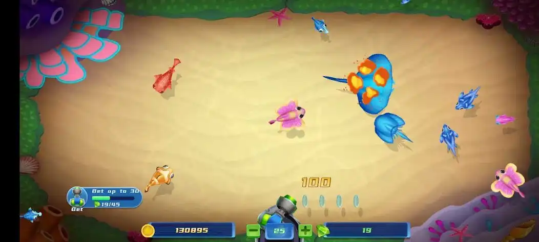 Play FishSlayer-Fun Shoot Fish Game as an online game FishSlayer-Fun Shoot Fish Game with UptoPlay