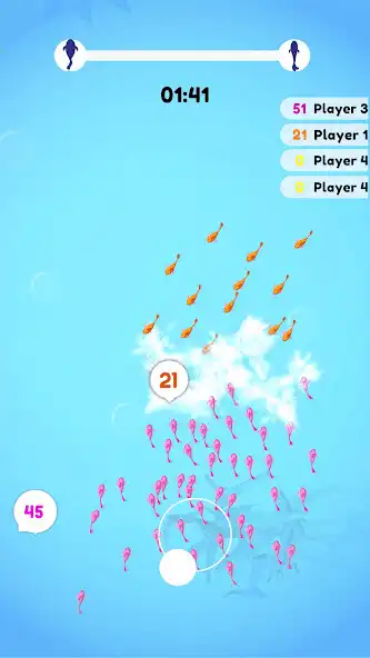 Play Fish Swarm as an online game Fish Swarm with UptoPlay
