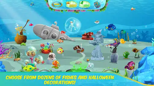 Play FishWitch Halloween as an online game FishWitch Halloween with UptoPlay
