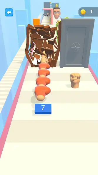 Play Fist Stack 3D as an online game Fist Stack 3D with UptoPlay