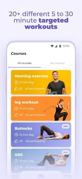 Play Fitago: home workout, fitness  and enjoy Fitago: home workout, fitness with UptoPlay