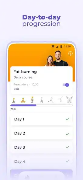 Play Fitago: home workout, fitness as an online game Fitago: home workout, fitness with UptoPlay
