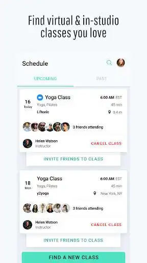 Play FitGrid: Fitness Class App as an online game FitGrid: Fitness Class App with UptoPlay