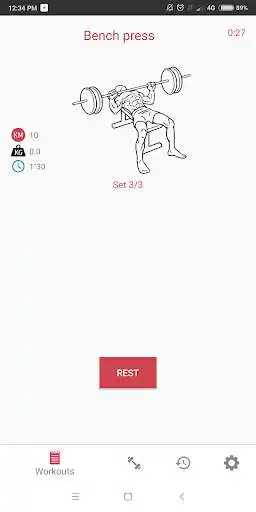 Play APK Fitness bodybuilding log - Workout tracker  and enjoy Fitness bodybuilding log - Workout tracker with UptoPlay com.jessy_barthelemy.strongify