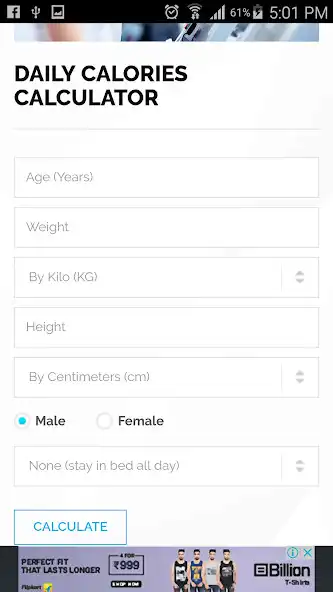 Play Fitness Calculator -  Daily Calories, BMI, Protein as an online game Fitness Calculator -  Daily Calories, BMI, Protein with UptoPlay