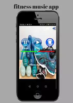 Play fitness music app, music running