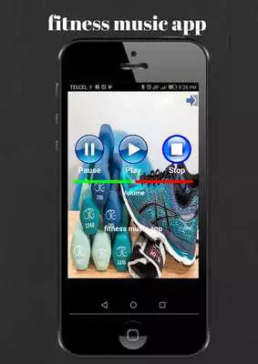 Play fitness music app, music running