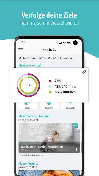Play fitnessRAUM.de – Home Workouts as an online game fitnessRAUM.de – Home Workouts with UptoPlay