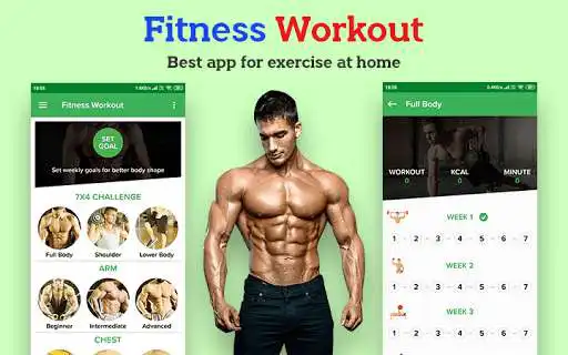 Play Fitness Workout, Exercise at Home - No Equipment as an online game Fitness Workout, Exercise at Home - No Equipment with UptoPlay