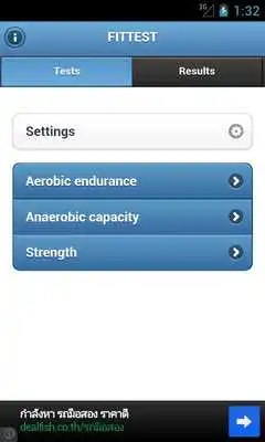 Play FitTest - Fitness tests