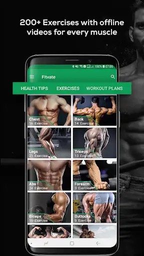 Play Fitvate - Home & Gym Workout Trainer Fitness Plans  and enjoy Fitvate - Home & Gym Workout Trainer Fitness Plans with UptoPlay