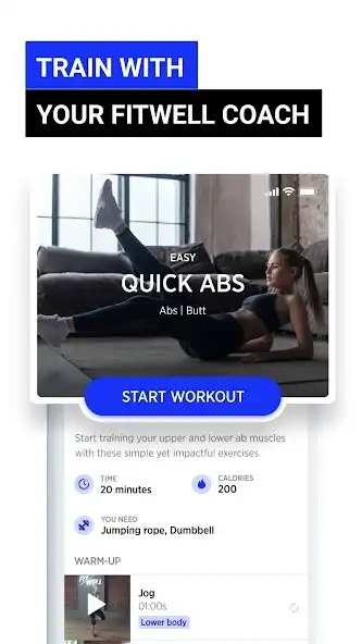 Play Fitwell - 30 Day Fitness Workout Diet Step Counter  and enjoy Fitwell - 30 Day Fitness Workout Diet Step Counter with UptoPlay