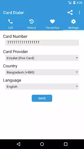 Play Five Card Dialer