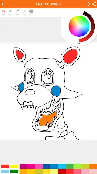 Play Five Coloring Nightmare Pages  and enjoy Five Coloring Nightmare Pages with UptoPlay