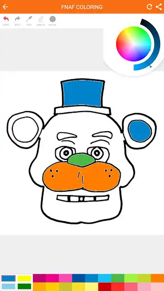 Play Five Coloring Nightmare Pages as an online game Five Coloring Nightmare Pages with UptoPlay