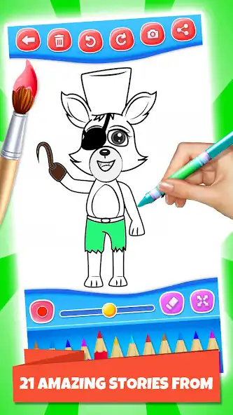Play five coloring nightsmare as an online game five coloring nightsmare with UptoPlay