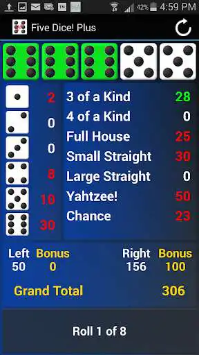 Play Five Dice! Plus Free as an online game Five Dice! Plus Free with UptoPlay