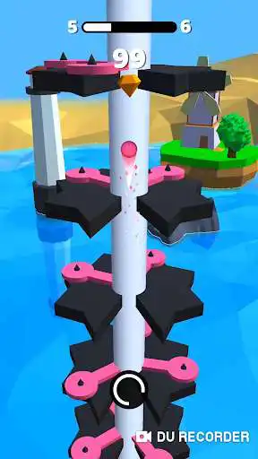 Play Five Jump 3D as an online game Five Jump 3D with UptoPlay