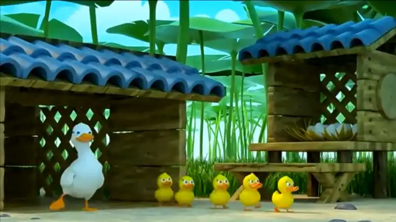 Play Five Little Ducks went Swiming  and enjoy Five Little Ducks went Swiming with UptoPlay