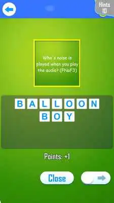 Play Five Night World Quiz