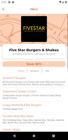 Play Five Star Burgers  Shakes as an online game Five Star Burgers  Shakes with UptoPlay