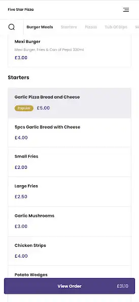 Play Five Star Pizza as an online game Five Star Pizza with UptoPlay