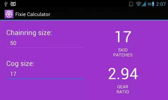 Play Fixie Calculator Play Fixie Calculator