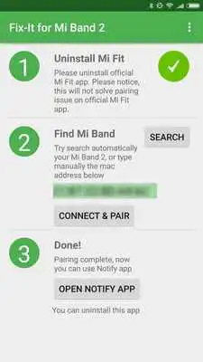 Play Fix-it for Mi Band 2