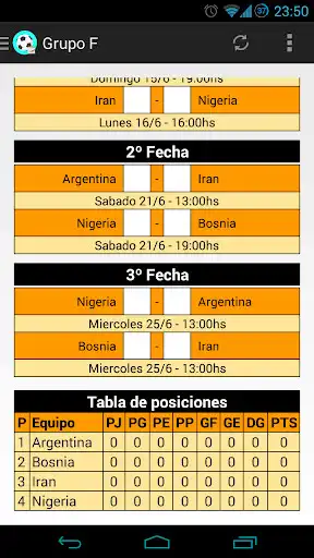 Play Fixture Mundial Brasil 2014 as an online game Fixture Mundial Brasil 2014 with UptoPlay