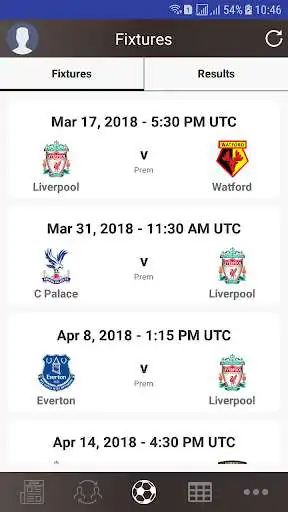 Play Fixtures for Liverpool  and enjoy Fixtures for Liverpool with UptoPlay