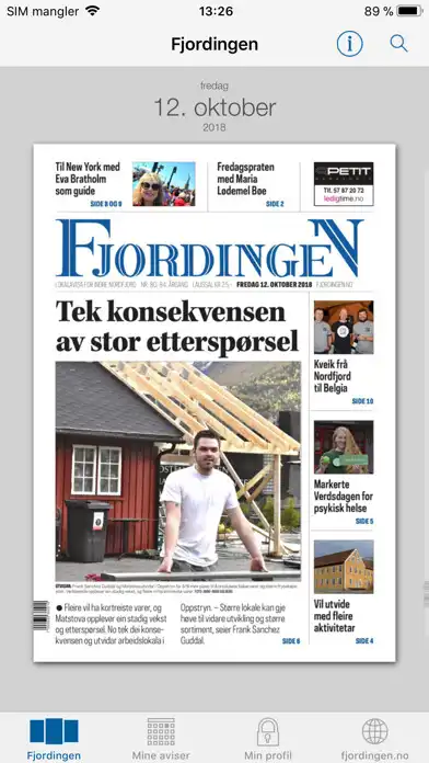 Play Fjordingen eAvis  and enjoy Fjordingen eAvis with UptoPlay