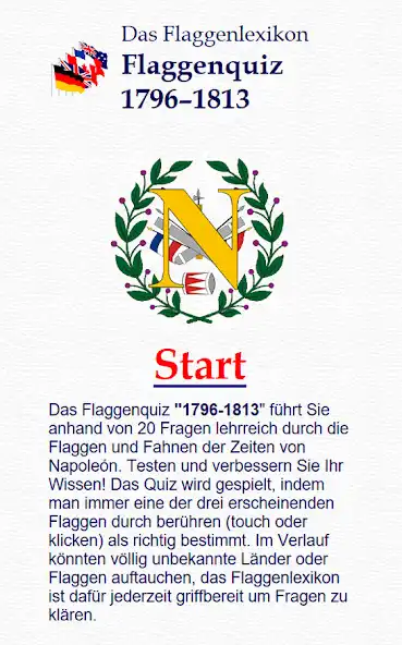 Play Flaggenquiz 1796–1813  and enjoy Flaggenquiz 1796–1813 with UptoPlay