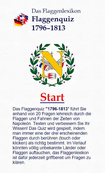 Play Flaggenquiz 1796–1813 as an online game Flaggenquiz 1796–1813 with UptoPlay