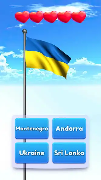 Play Flag Name - Flag Guessing Game as an online game Flag Name - Flag Guessing Game with UptoPlay