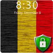 Free play online Flag of Belgium Lock Screen  Wallpaper APK