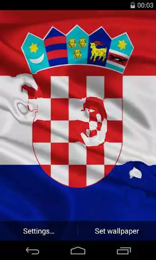 Play Flag of Croatia 3D Wallpapers  and enjoy Flag of Croatia 3D Wallpapers with UptoPlay