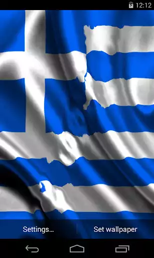 Play Flag of Greece Live Wallpapers  and enjoy Flag of Greece Live Wallpapers with UptoPlay