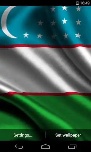 Play Flag of Uzbekistan Live Wallpaper Play Flag of Uzbekistan Live Wallpaper